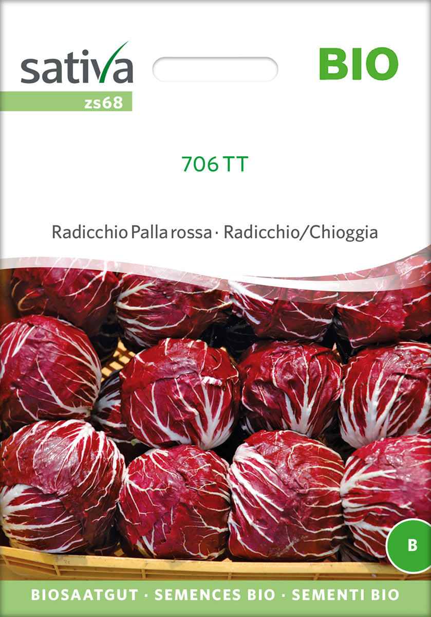 Radiccio Palla Rossa | BIO Salatsamen von Sativa Rheinau