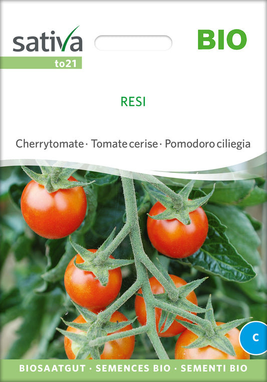 Cherrytomate Resi | BIO Kirschtomatensamen von Sativa Rheinau