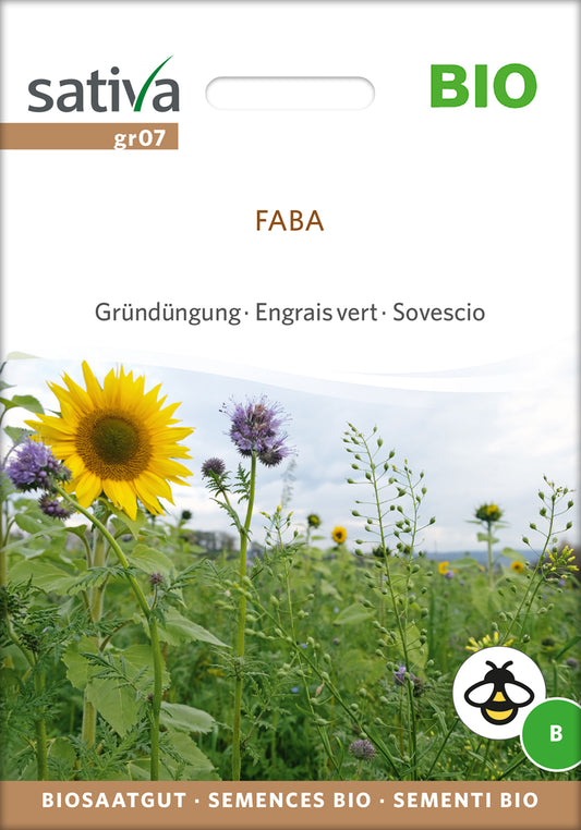 Gründüngung Faba | BIO Gründünger von Sativa Rheinau