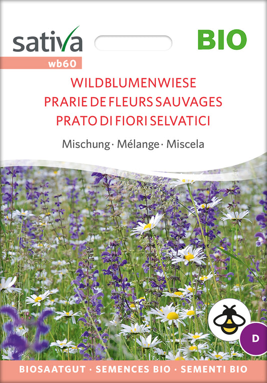 Wildblumenwiese Mischung | BIO Wildblumenwiese von Sativa Rheinau