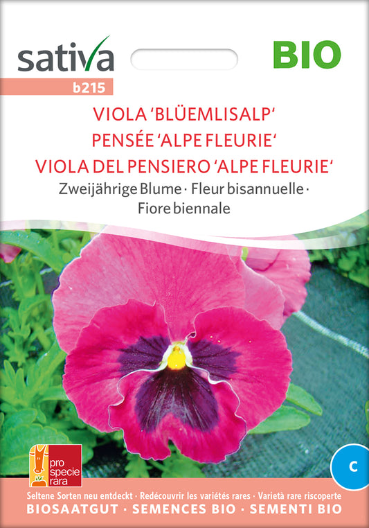 Stiefmütterchen Viola Blüemlisalp | BIO Veilchensamen von Sativa Rheinau