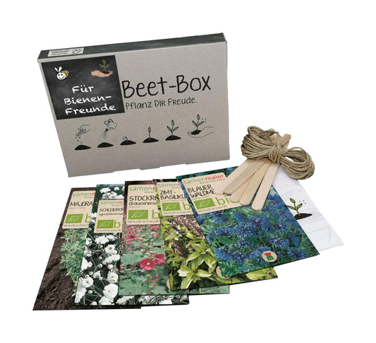 Beet-Box “Für Bienen-Freunde” | BIO Samen-Sets von Samen Maier