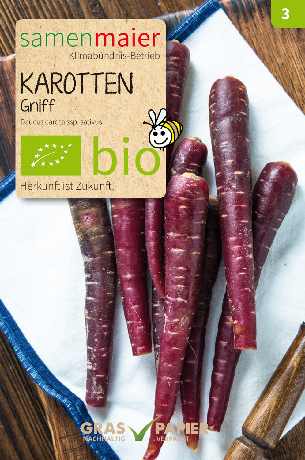 Karotten Gniff | BIO Möhrensamen von Samen Maier