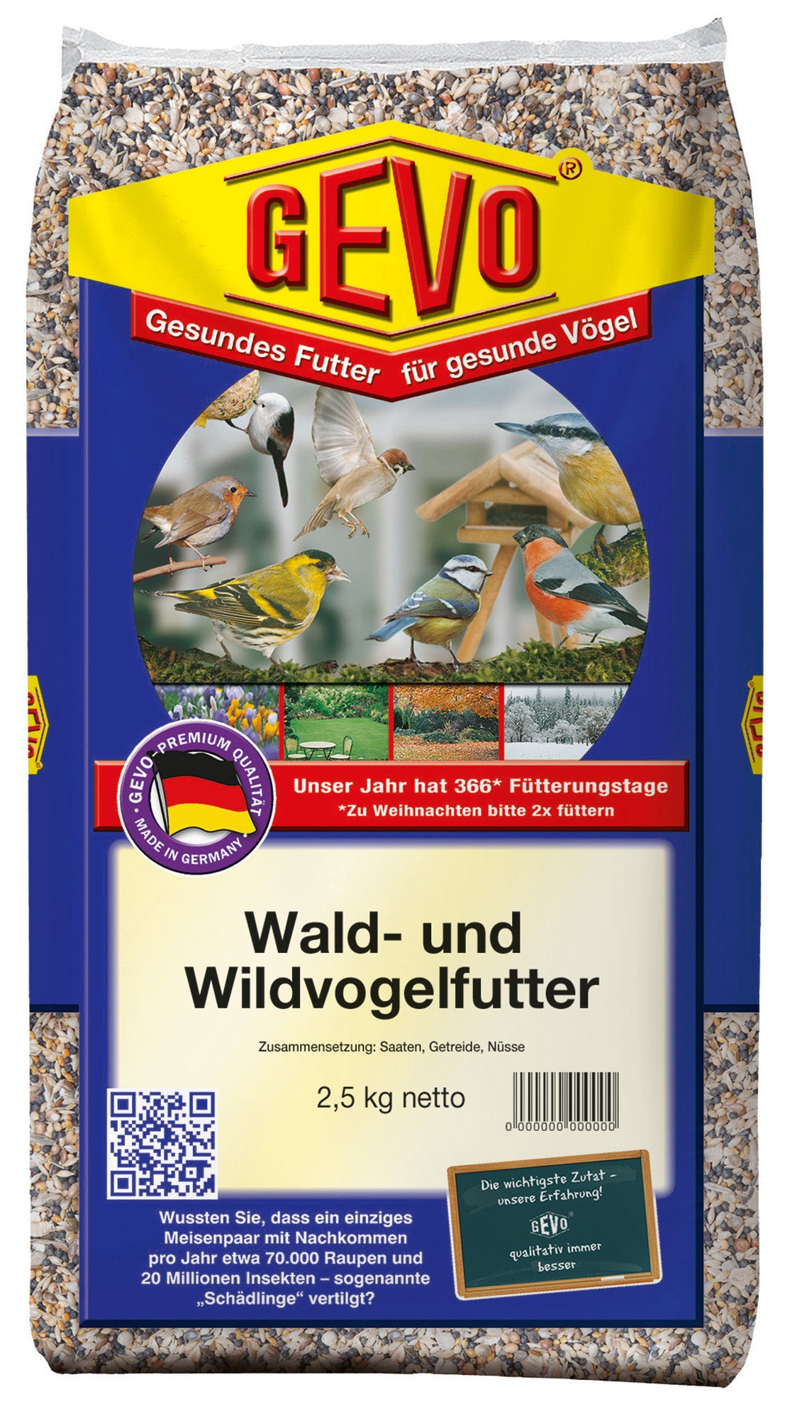 Wald- und Wildvogelfutter (2,5 kg) | Wald- und Wildvogelfutter von GEVO