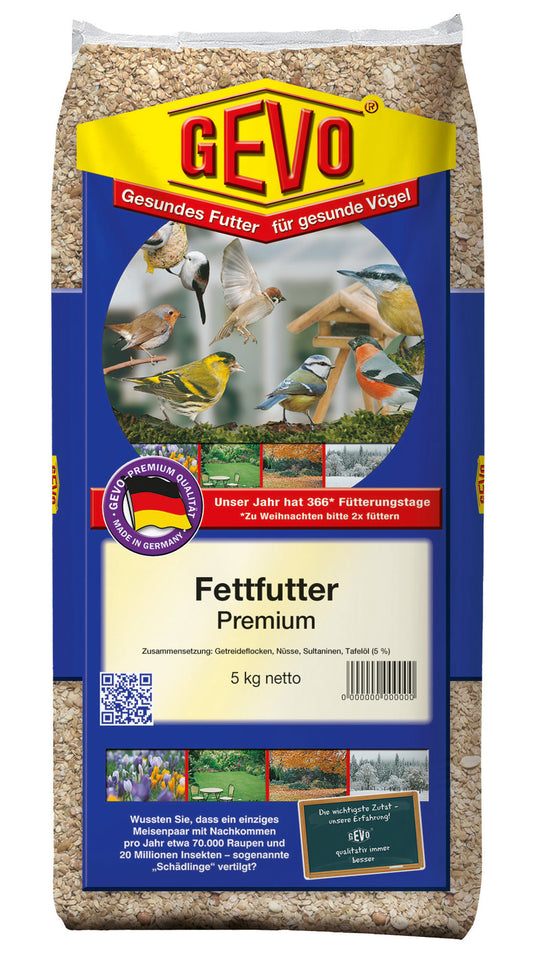 Fettfutter Premium (5 kg) | Fettfutter von GEVO