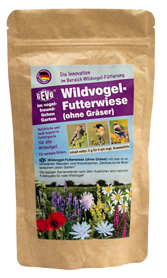 Wildvogel Futterwiese (mit Aussaathilfe) (5 m²) | Futterwiese von GEVO