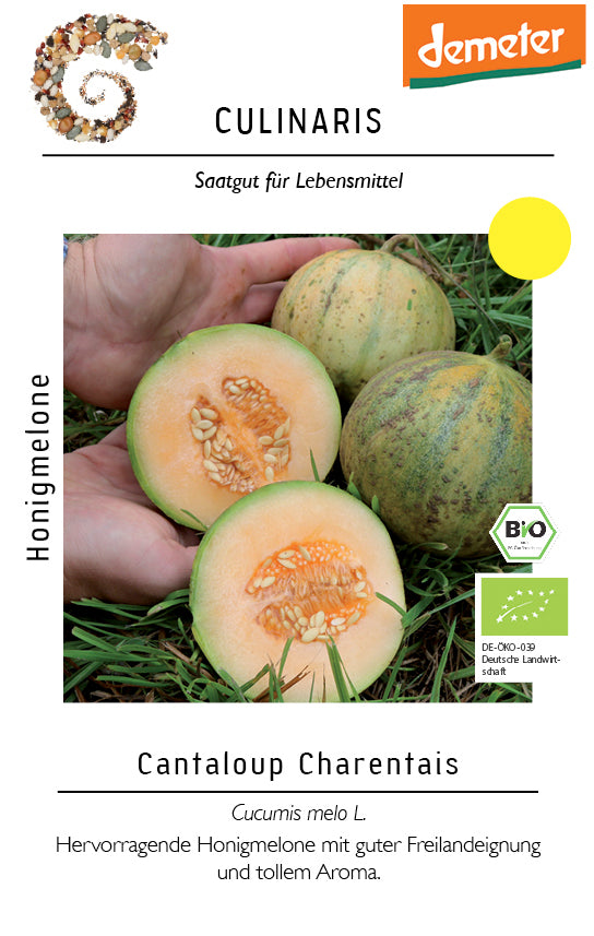 Honigmelone Cantaloup Charentais | BIO Honigmelonensamen von Culinaris
