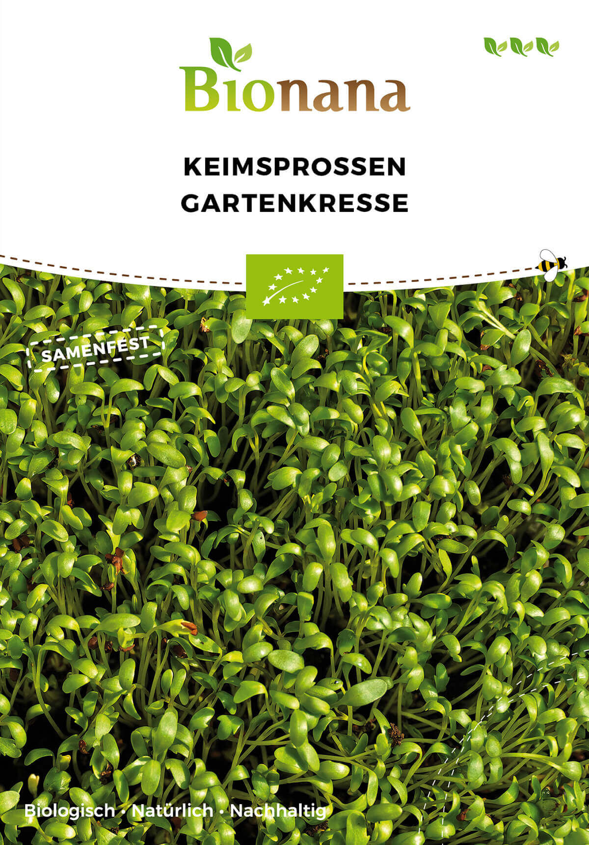 Keimsprossen Gartenkresse | BIO Keimsprossen von Bionana [MHD 12/2023]