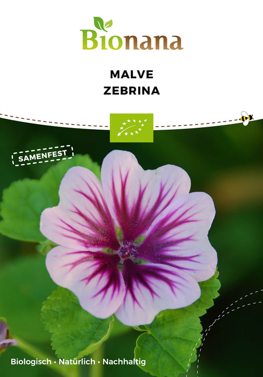 Malve Zebrina | BIO Malvensamen von Bionana [MHD 12/2023]