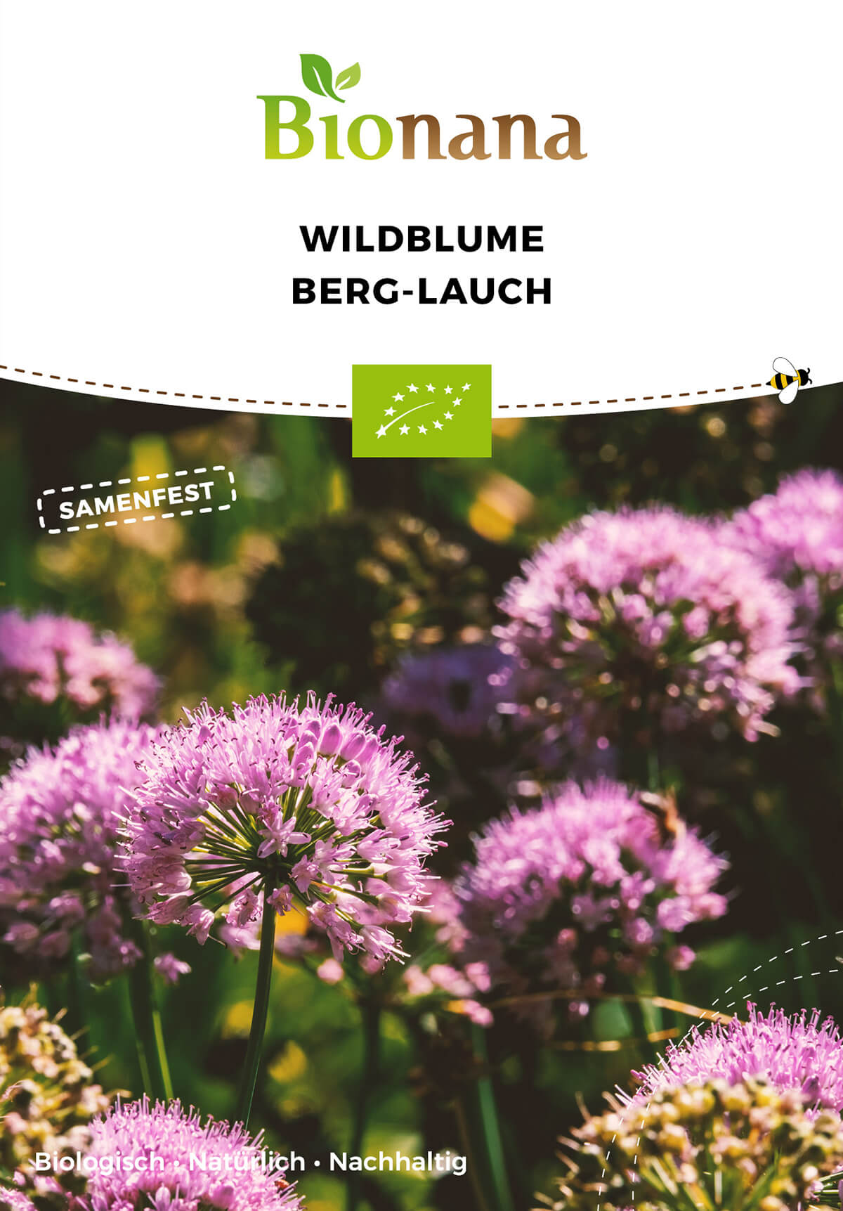 Wildblume Berg-Lauch | BIO Wildblumensamen von Bionana