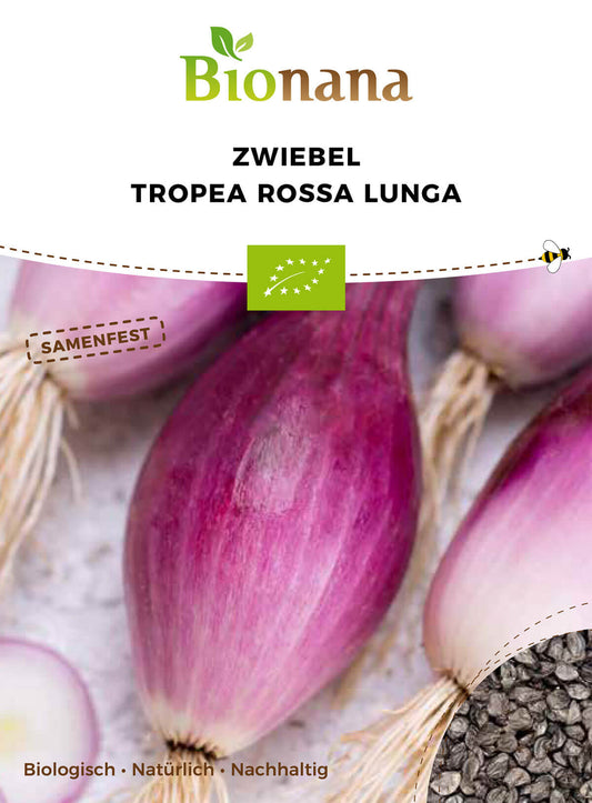 Zwiebel Tropea Rossa Lunga | BIO Zwiebelsamen von Bionana