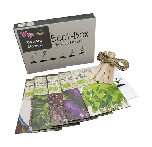 Beet - Box Danke Mama | BIO Gemüsesamen-Sets von Samen Maier