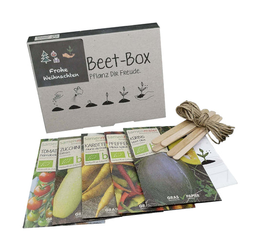 Beet - Box Frohe Weihnachten | BIO Gemüsesamen-Sets von Samen Maier