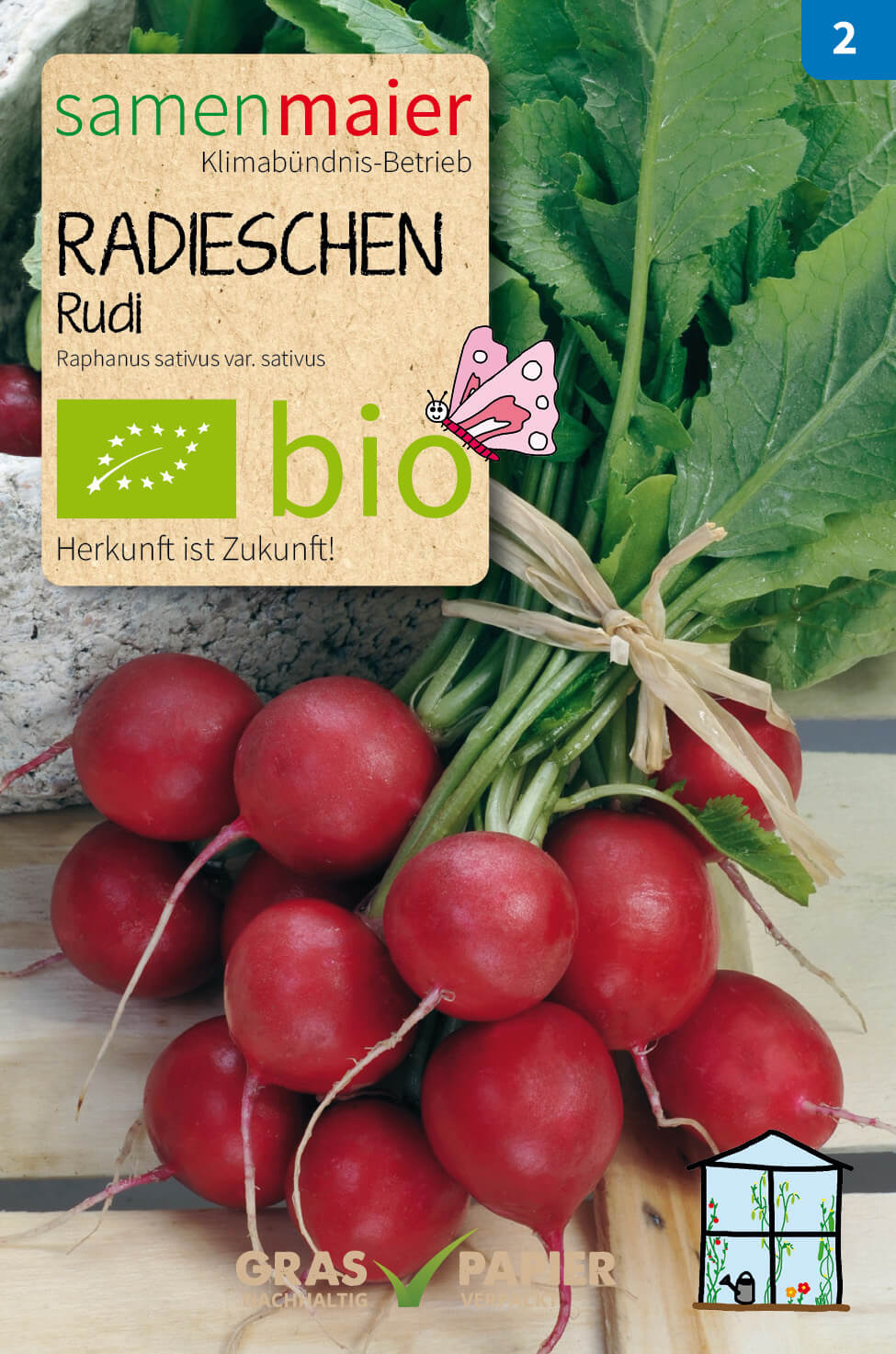 Radieschen Rudi | BIO Radieschensamen von Samen Maier