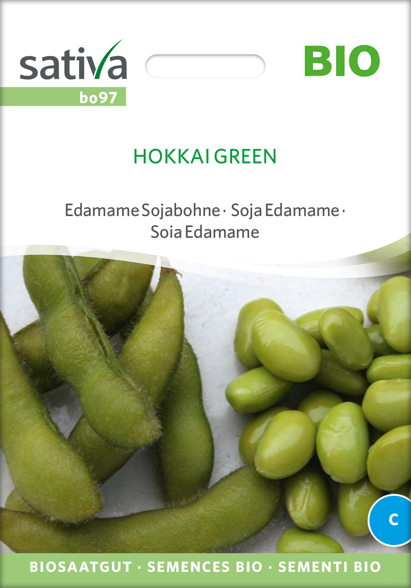 Sojabohne Hokkai Green | BIO Bohnensamen von Sativa Rheinau