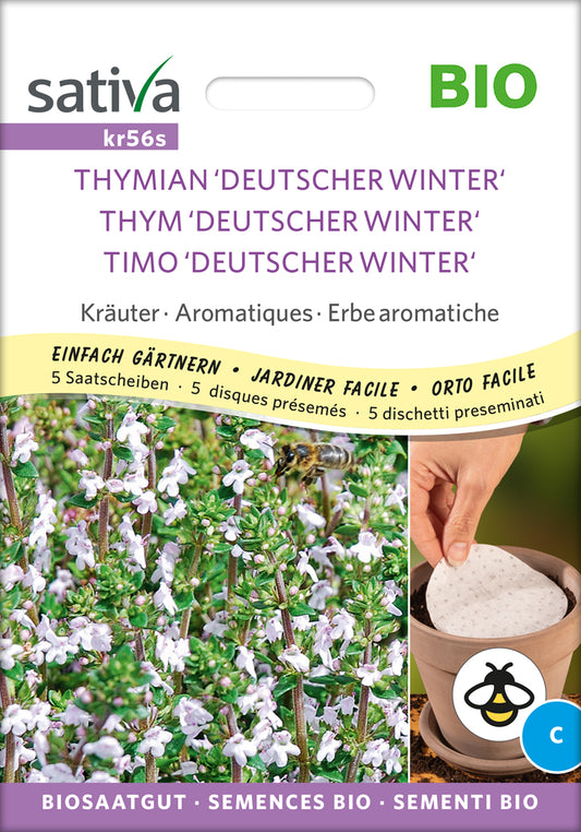Thymian (Saatscheibe) | BIO Thymiansamen von Sativa Rheinau