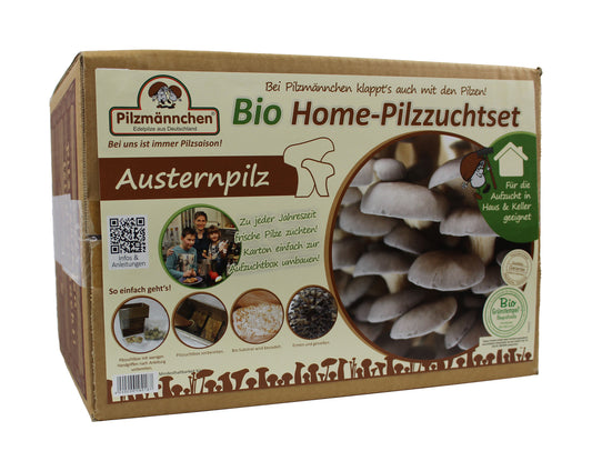 Home Pilzzuchtset Austernpilz | BIO Pilzzucht von Pilzmännchen [MHD 06/2023]