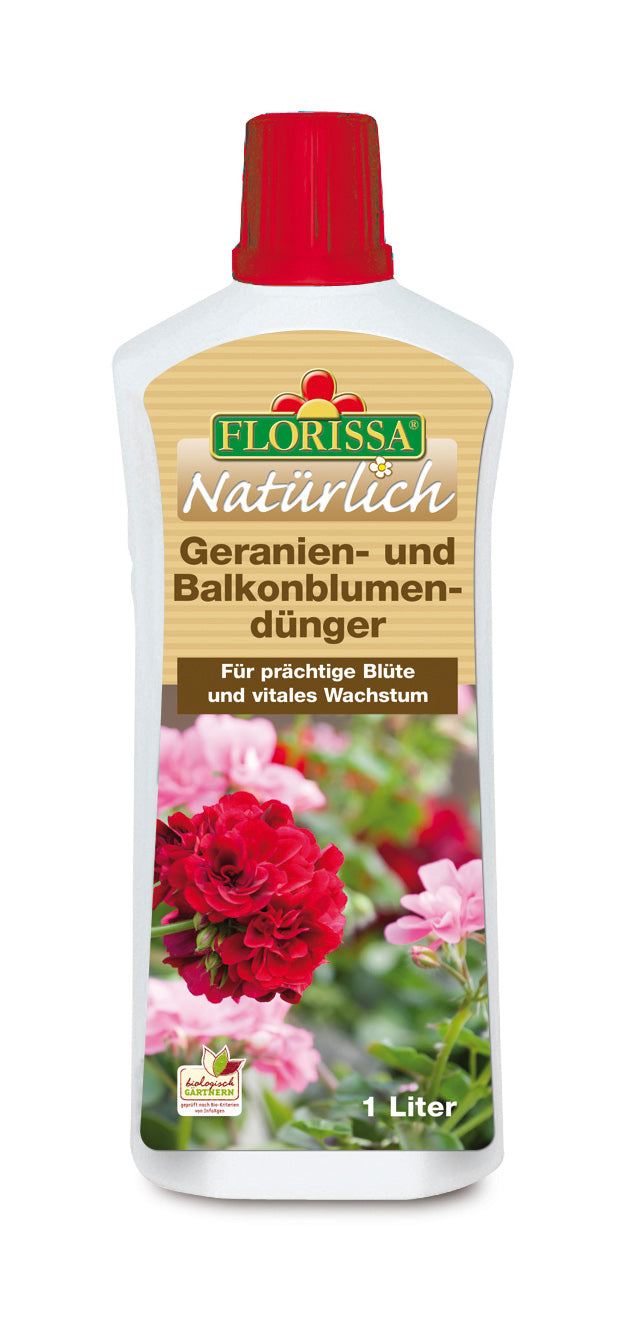 Geranien- und Balkonblumendünger (1 l) | BIO Dünger von Florissa