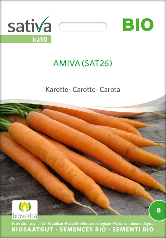 Karotte Amiva (SAT26) | BIO Möhrensamen von Sativa Rheinau
