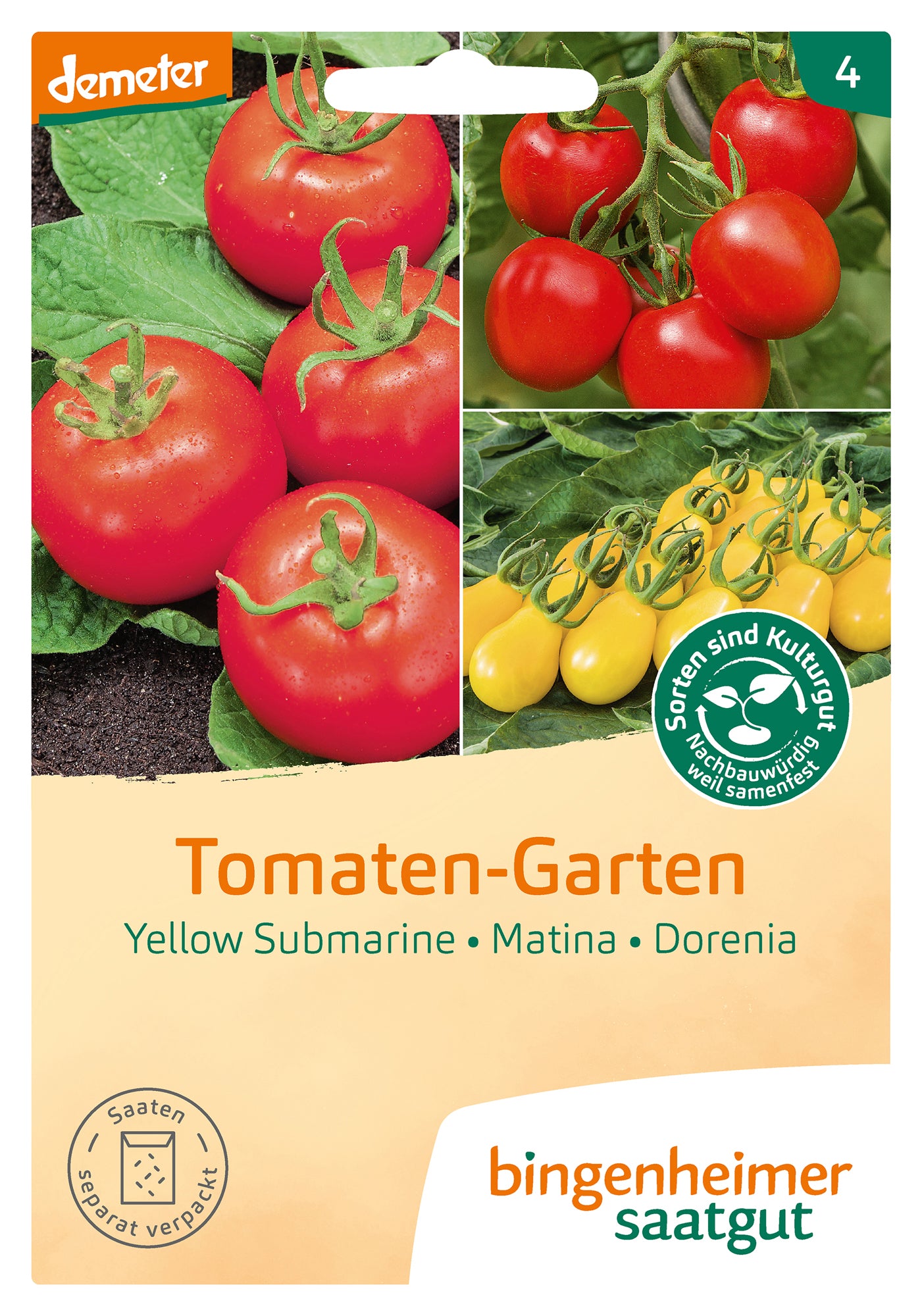 Mischung Tomaten-Garten | BIO Tomatensamen von Bingenheimer Saatgut