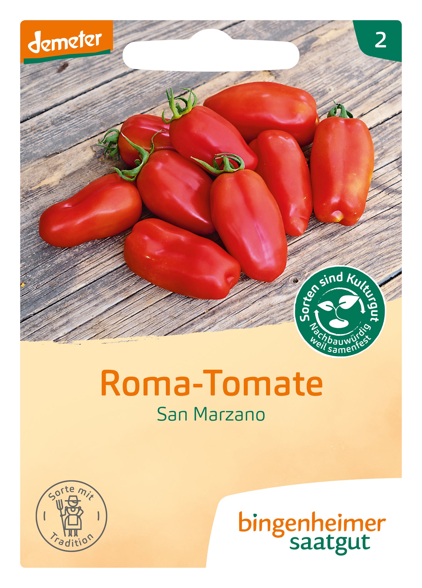 Tomate San Marzano | BIO Tomatensamen von Bingenheimer Saatgut