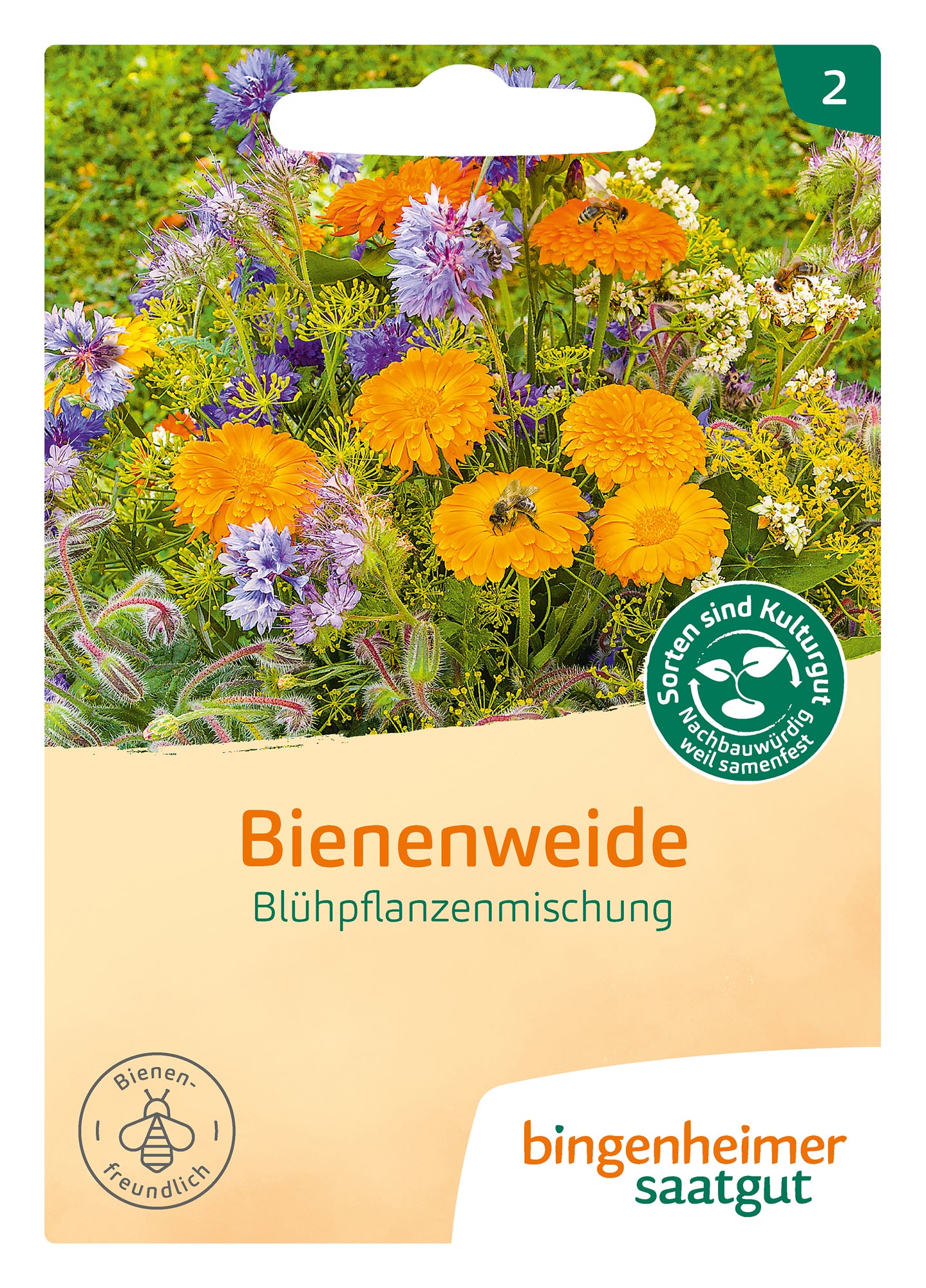 Mischung Bienenweide | BIO Blumensamenmischung von Bingenheimer Saatgut