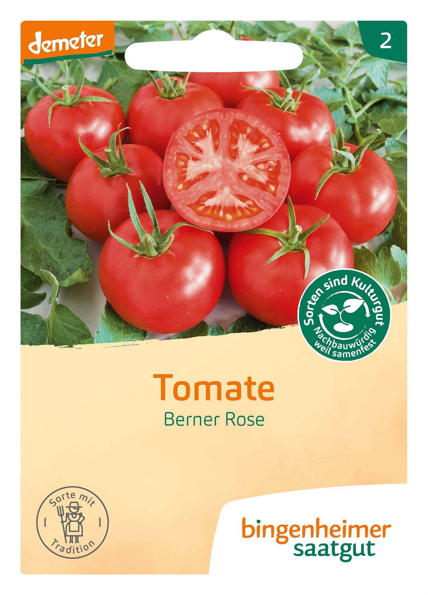 Tomate Berner Rose | BIO Tomatensamen von Bingenheimer Saatgut
