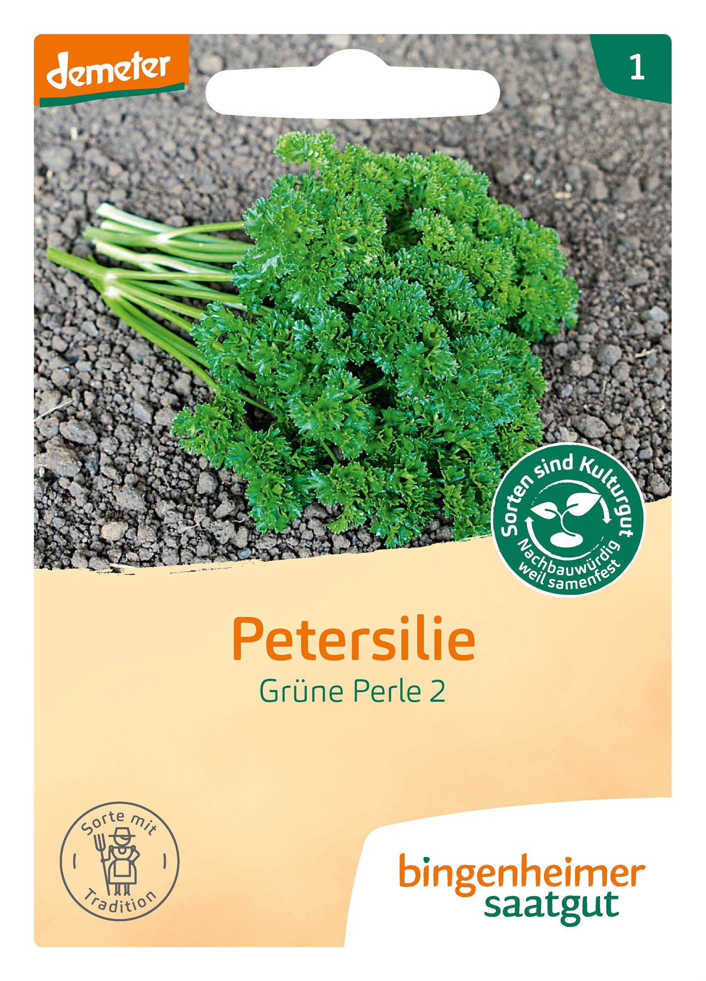 Krausepetersilie Grüne Perle 2 | BIO Petersiliensamen von Bingenheimer Saatgut