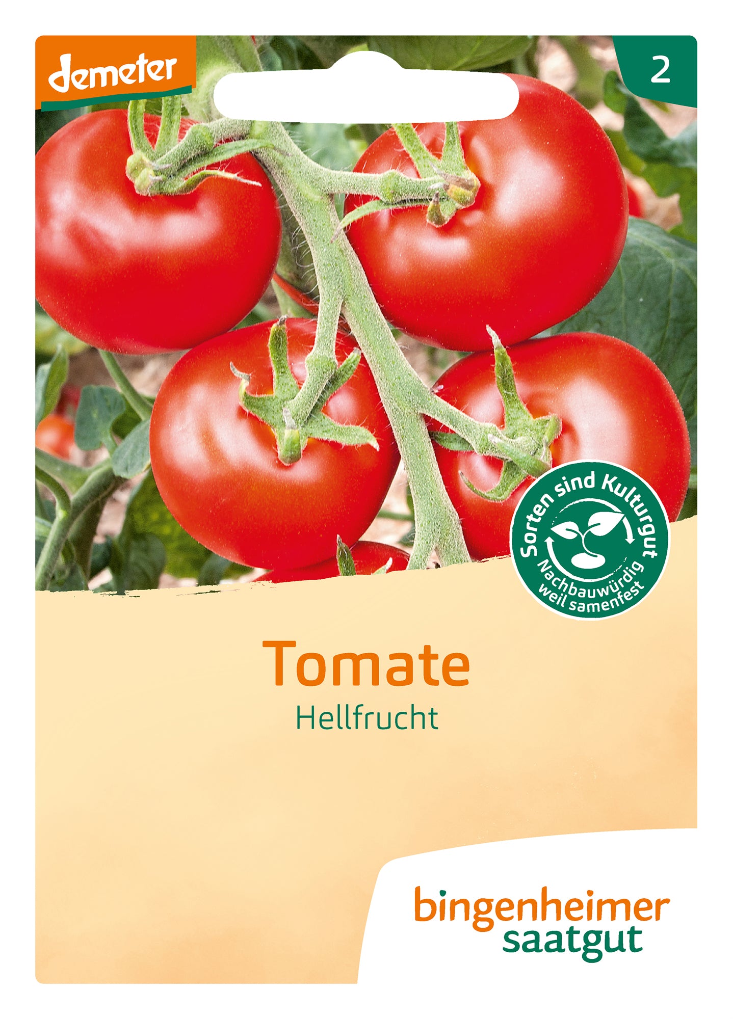 Tomate Hellfrucht | BIO Tomatensamen von Bingenheimer Saatgut