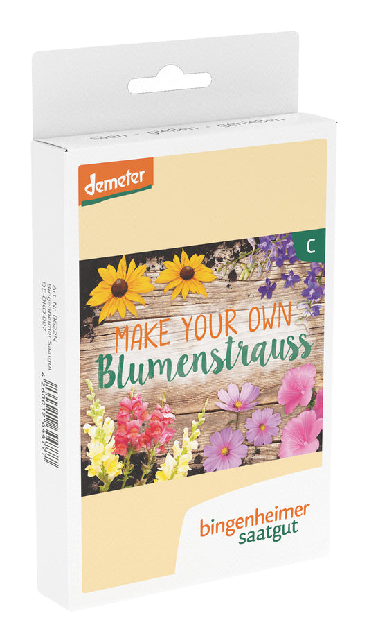 Make your own Blumenstrauß - Saatgutbox | BIO Blumensamen-Sets von Bingenheimer Saatgut