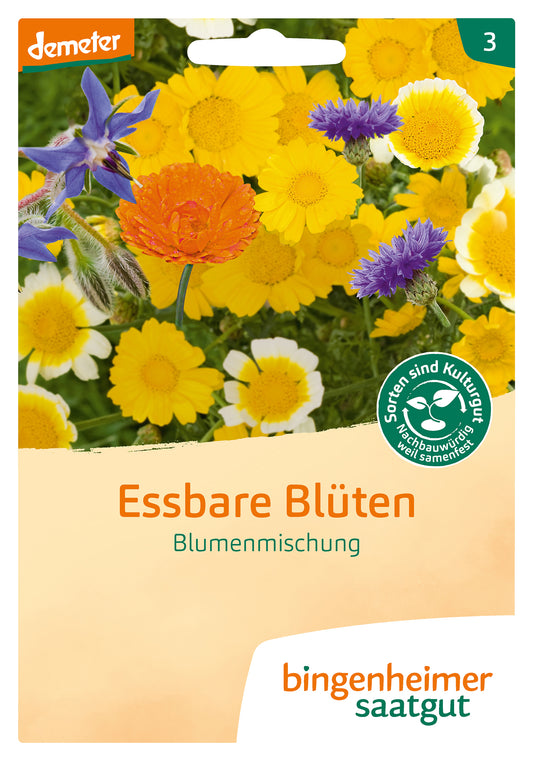 Mischung Essbare Blüten | BIO Essbare Blüten von Bingenheimer Saatgut