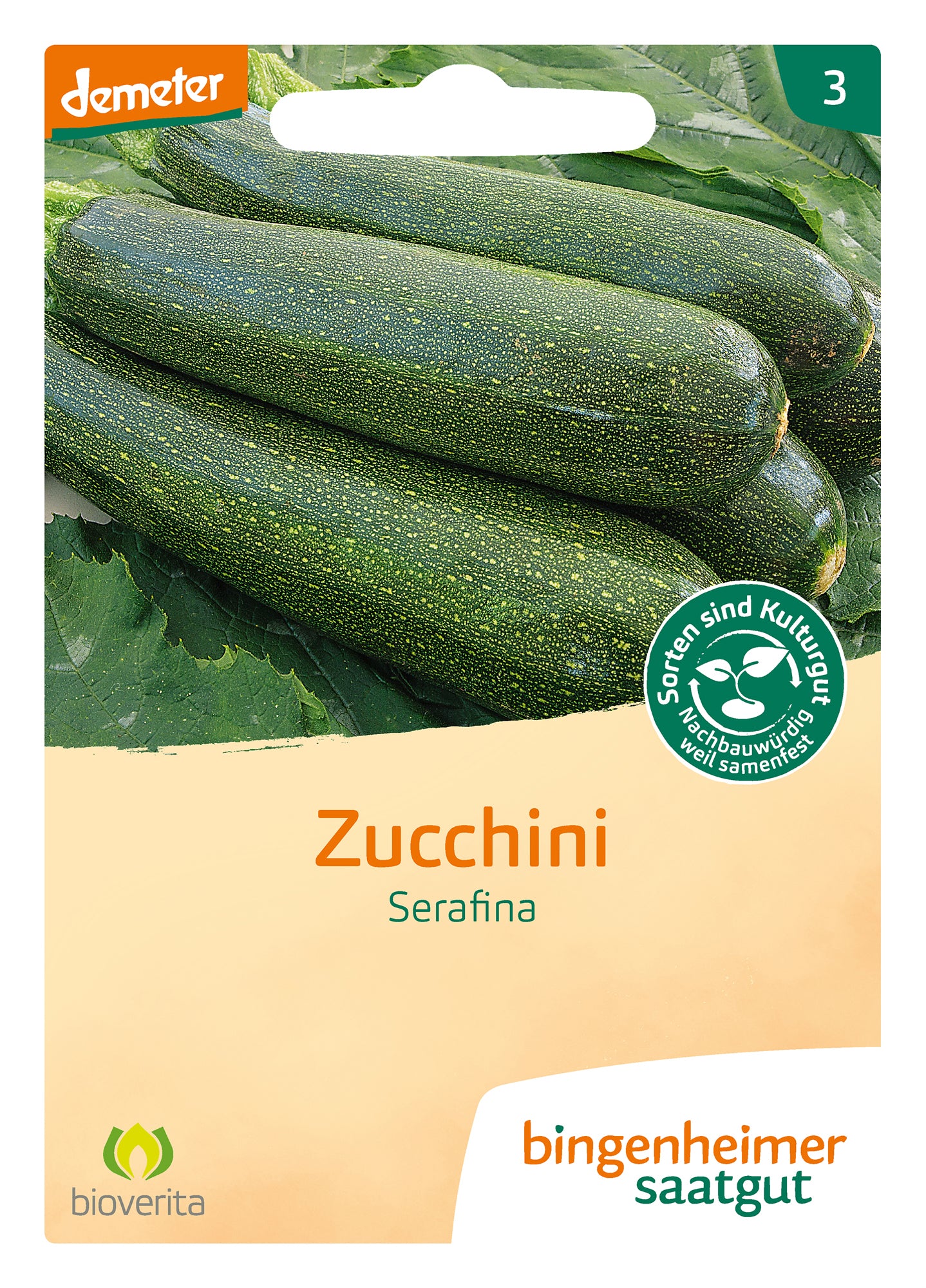 Zucchini Serafina | BIO Zucchinisamen von Bingenheimer Saatgut