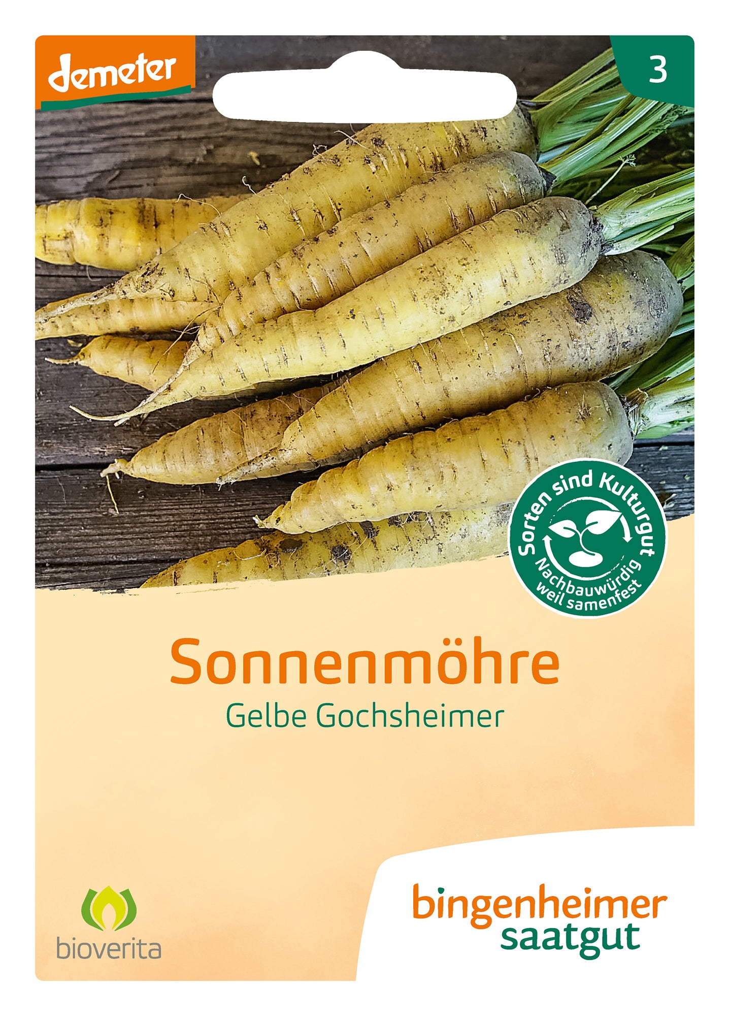 Möhre Gelbe Gochsheimer | BIO Möhrensamen von Bingenheimer Saatgut